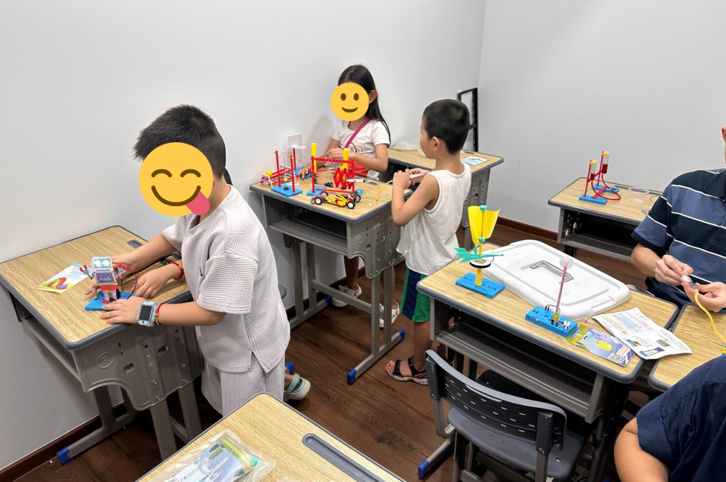 Children doing activities in the Oxkids Ang Mo Kio centre