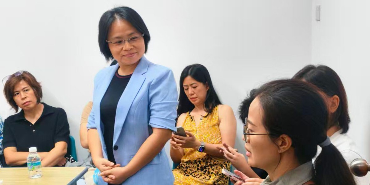 Image of tutors and parents during the Women's Day Sharing Session